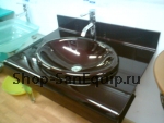 Стеклянная раковина Ledeme (Frap) F 156