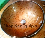 Стеклянная раковина Ledeme L158