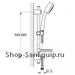 Душевой гарнитур Grohe Bau Cosmopolitan (арт.27350)