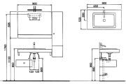 Комплект мебели из стекла Rassland GB15-16A