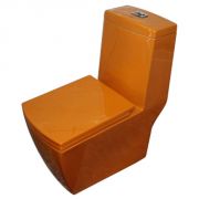 Унитаз Style моноблок оранжевый