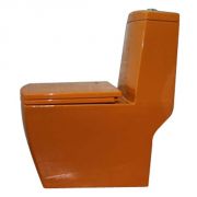 Унитаз Style моноблок оранжевый